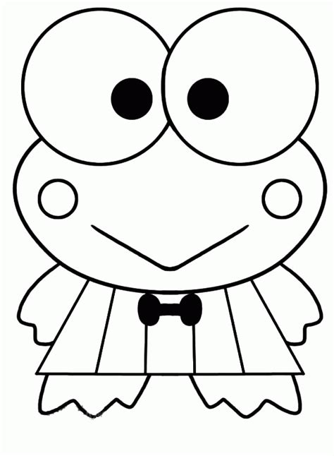 keroppi coloring pages coloring home