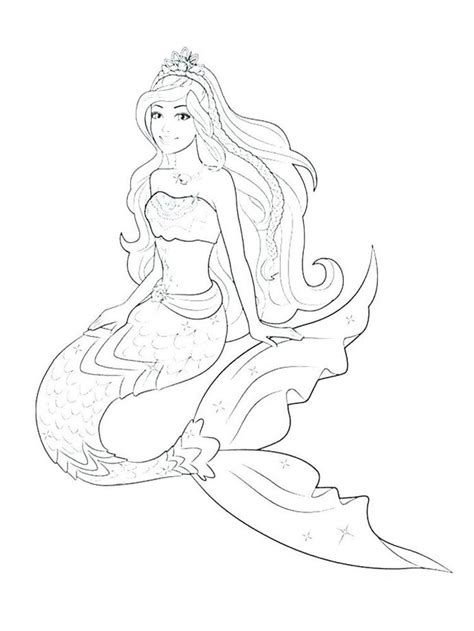 barbie dolphin magic coloring pages  ready   waves