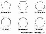 Shapes Regular Polygon Polygons Geometry Printable Math Worksheet Print Printablee Maths Via sketch template