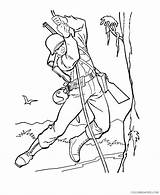 Coloring4free Army Coloring Pages Soldier Rappelling Related Posts sketch template