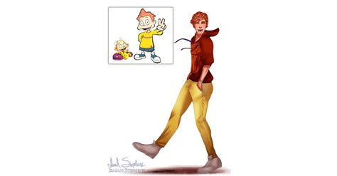 Dil From Rugrats 90s Cartoon Characters As Adults Fan Art