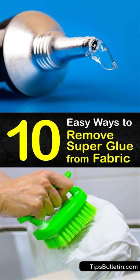 super easy ways  remove super glue  fabric   remove