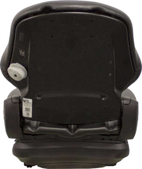 Grammer Msg65 Black Vinyl Seat W Armrests Fits Scag Ztr Zero Turn