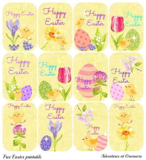 easter printables  easter tags easter party easter diy