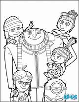 Gru Coloring Pages Printable Despicable Getcolorings sketch template
