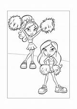 Bratz Cheerleaders Kleurplaten sketch template