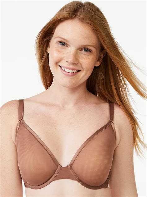 joyspun womens full coverage sheer mesh unlined bra sizes   dd