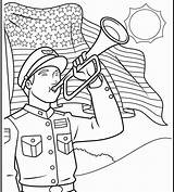 Memorial Coloring Pages Kids Crayola Bugler Happy Printables Activities Printable Sheets Adult Print Soldier Preschool Drawing Craft Flag Book Crafts sketch template