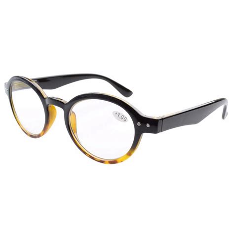 r070 eyekepper spring hinges round retro reader reading glasses