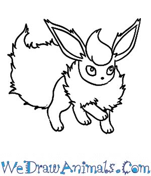 draw flareon pokemon