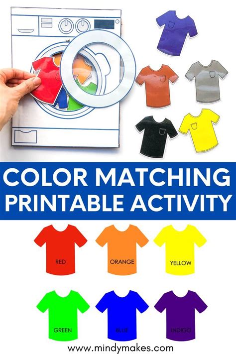 find  match  colored shirt   great play based learning