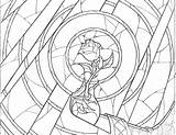 Coloring Rose Reformation Beast Pages Beauty Luther Getdrawings Stained Glass Getcolorings Enormous sketch template