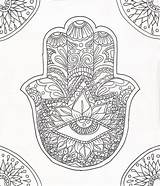 Coloring Hamsa Adult Pages Hand Mandala Evil Eye Tattoo Malvorlagen Color Fatima Ideen Orientalische Wenn Mal Buch Du Choose Board sketch template