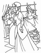 Coloring Pages Villains Disney Cinderellas Stepsisters Stepmother Students Carinteriordesign Via sketch template