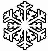 Snowflake Outline sketch template