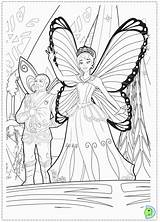 Barbie Princess Coloring Fairy Mariposa Pages Dinokids Popular Close Print sketch template