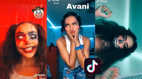 Avani Tiktok Compilation “the Clown Girl” Youtube