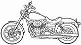 Motocicletas Moto sketch template