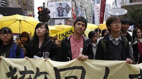 Hong Kong Pro Democracy Protesters Return To Streets Bbc