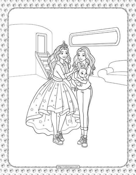 favorite coloring pages barbie princess  printable valentine cards