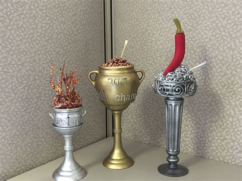 chili cook  trophies   candle holders   items