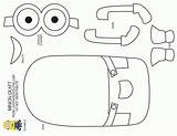 Coloring Minion Pages Library Clipart Templates Print sketch template