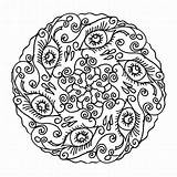 Coloring Pages Adults Pattern sketch template