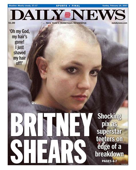 S A Man Attacked By Britney Spears In Shaved Head Meltdown Selling