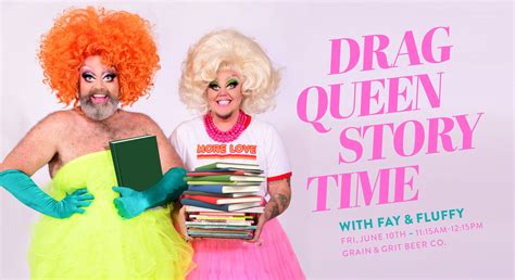 Drag Queen Story Time With Fay And Fluffy — Grain And Grit Beer Co Craft