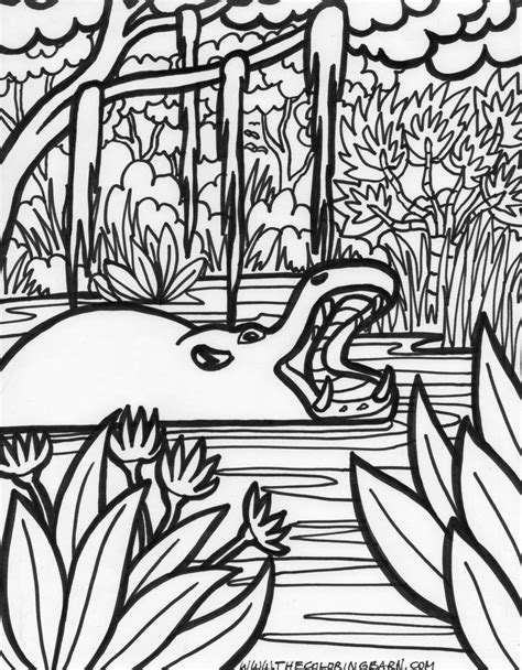 jungle coloring pages coloring pages animal coloring pages
