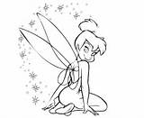Tinkerbell Coloring Pages Kids Print Related sketch template