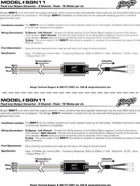instruction metra  output converter wiring diagram wwwinf inetcom