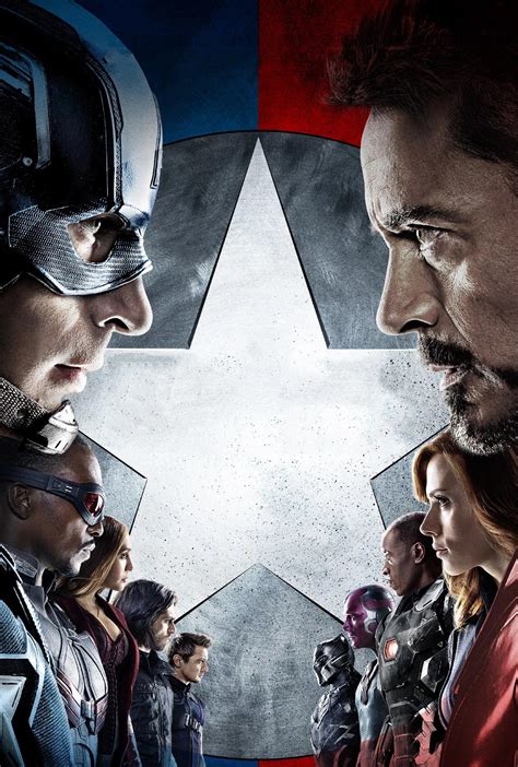 Captain America Civil War Individual Posters Showcase Mifty Is Bored