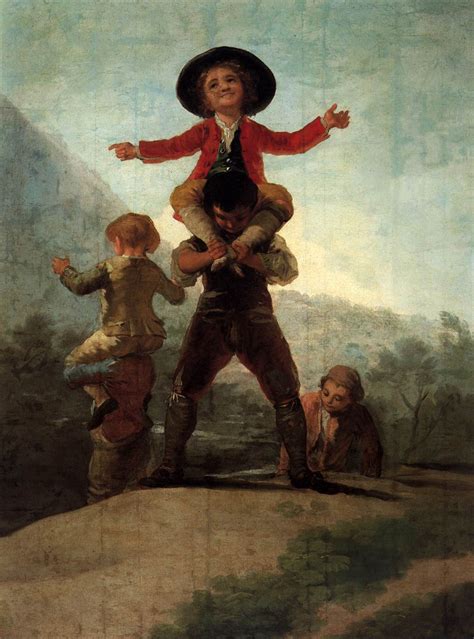 Playing At Giants 1791 1792 Francisco Goya