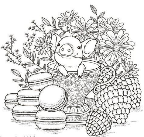 brilliant picture  pig coloring pages adult coloring