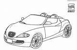 Transport Cars Romeo Alfa Italy Usa Coloring Pontiac Bugatti sketch template