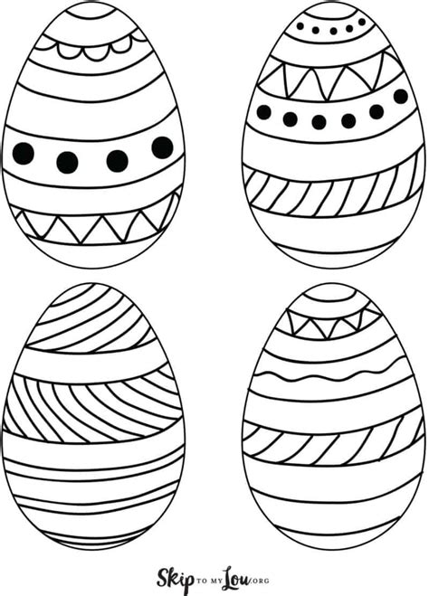 easter egg templates  fun easter crafts skip   lou