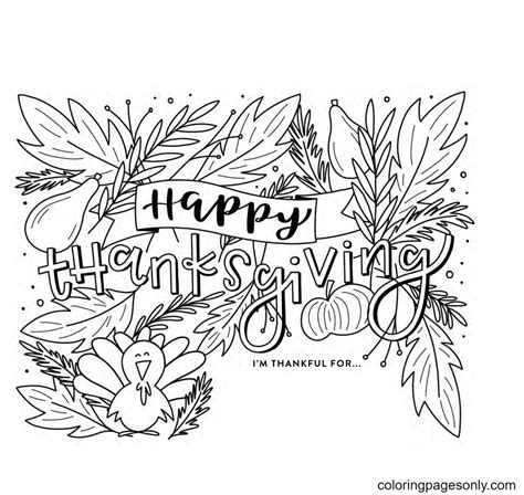 thanksgiving coloring pages   thankful  coloring pages