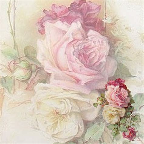 artzee blog     vintage pink roses printable