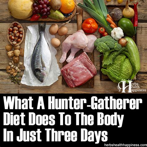 What A Hunter Gatherer Diet Does To The Body In Just Three Days Herbs