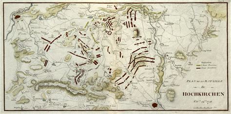 plan de la bataille de hochkirchen von hochkirch oberlaus schlacht