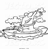 Boating Outline Leishman Toonaday Vecto sketch template