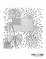 Fireworks Printcolorfun sketch template