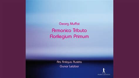 Florilegium Primum Fasciculus I Eusebia I Ouverture Allegro