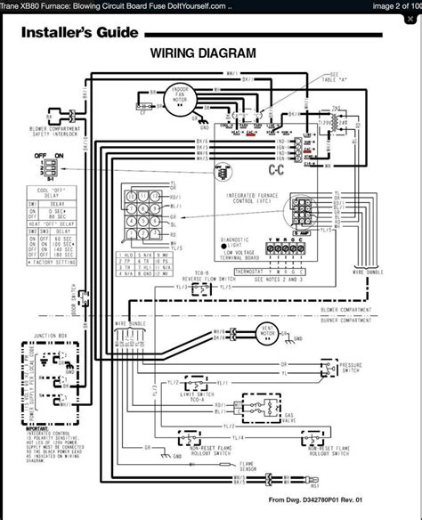 trane wiring diagram