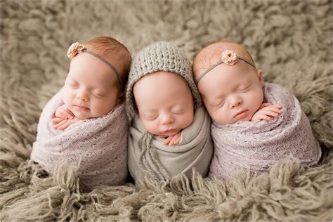 newborn session  triplets brandon lily  brandon