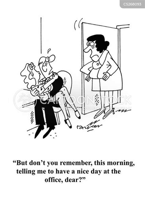 cheating husband cartoons and comics funny pictures from cartoonstock