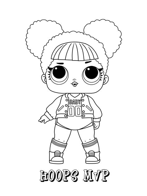 lol dolls coloring pages background