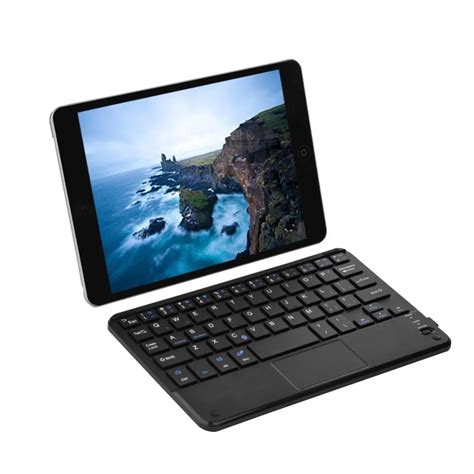 ultra slim mini wireless bluetooth keyboard  touch pad  tablet  keys wireless keyboard