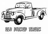 Trucks Coloring Truck Pages Pickup Pick Printable Vintage Old Chevy Choose Board Lifted Adult Sketch sketch template